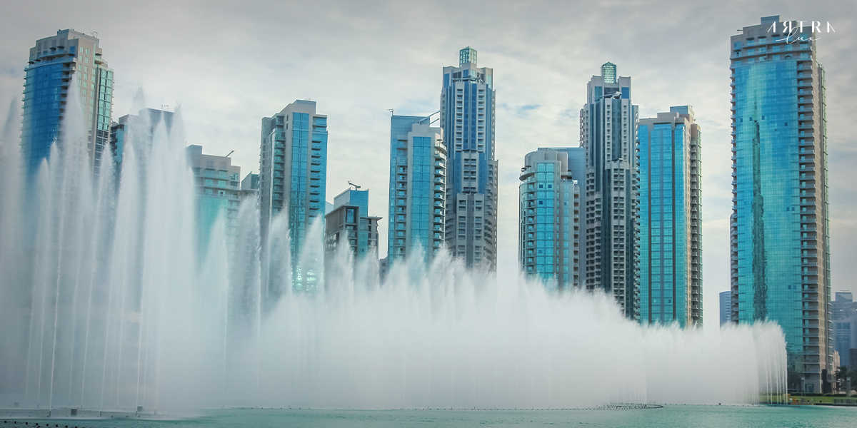 Dubai Fountain น้ำพุสุดอลังการเท่าตึกระฟ้า
