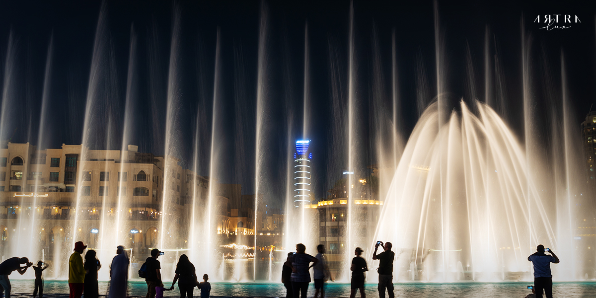 ความอลังการของ Dubai Fountain