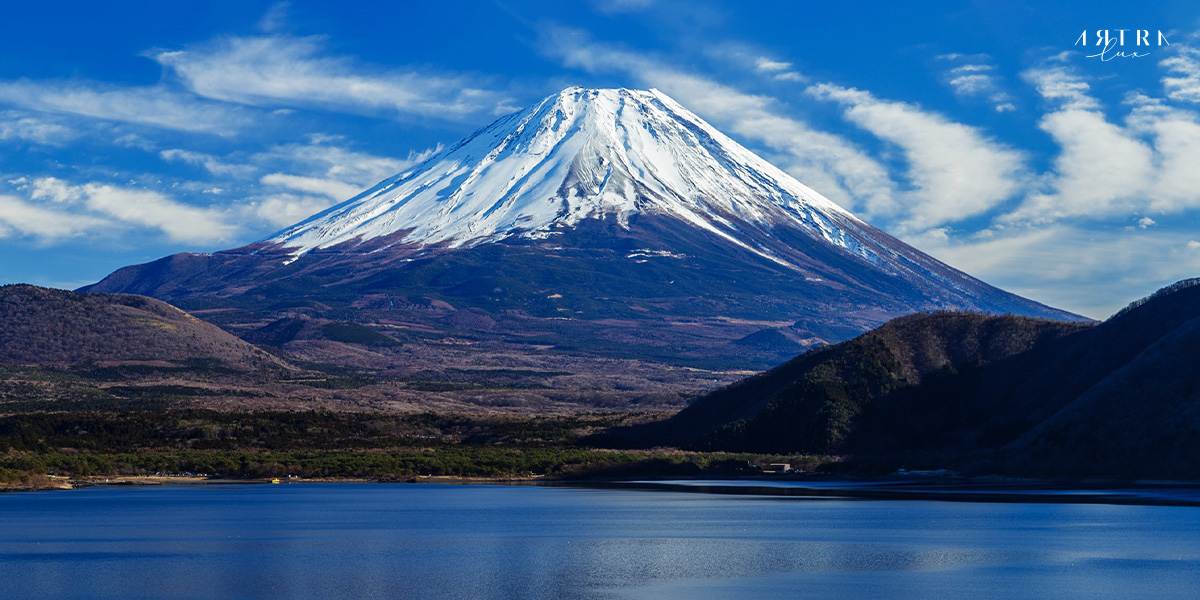 วิวภูเขาไฟฟูจิ ณ ทะเลสาบโมโตสุโกะ