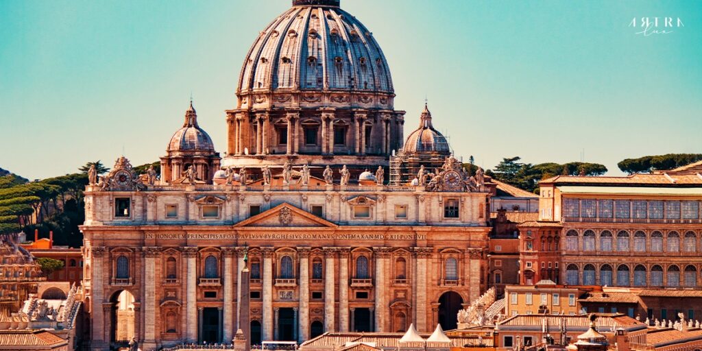 มหาวิหารเซนต์ปีเตอร์ กรุงโรม อิตาลี สถานที่เที่ยววาติกันชื่อดัง