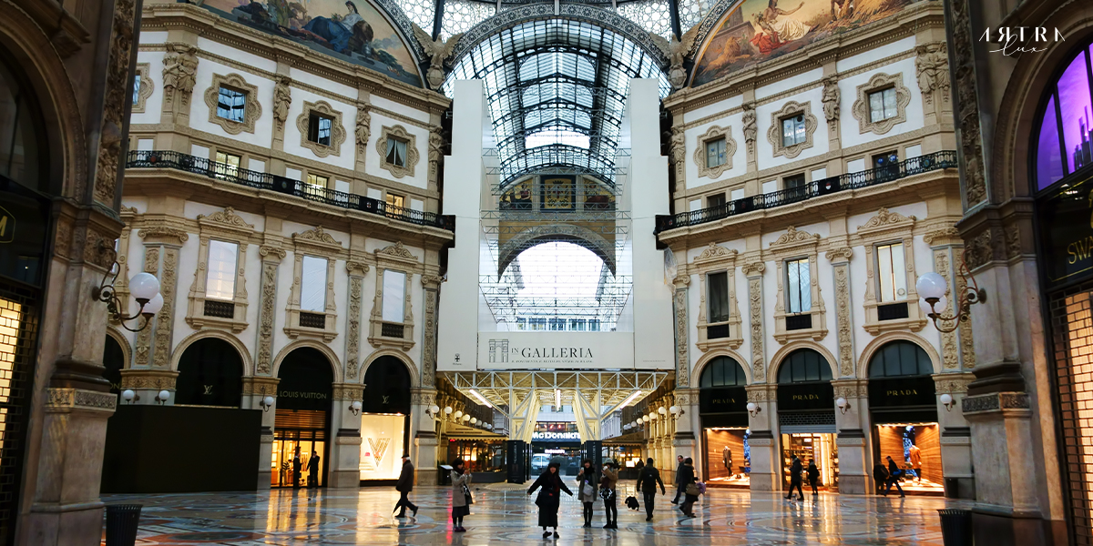 จุดเด่นของห้าง Galleria Vittorio Emanuele II 