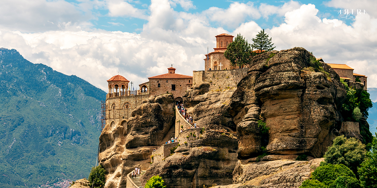 เมทิออรา The Great Meteoron monastery สถานที่ท่องเที่ยวกรีซ